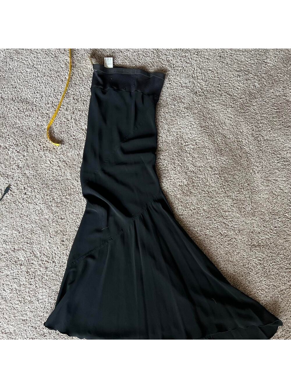 New with tags rick owens black maxi skirt